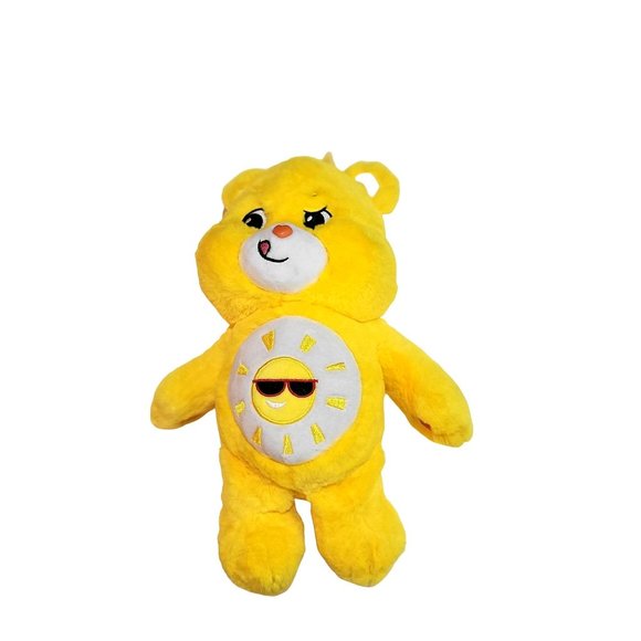 Care Bears Funshine Sunshine Bear 2020 Yellow Sunglasses EUC 14" - Picture 3 of 8